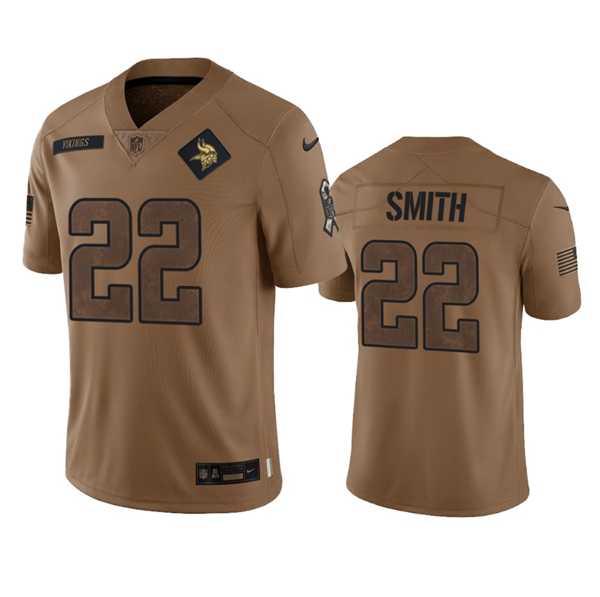 Men's Minnesota Vikings #22 Harrison Smith 2023 Brown Salute To Service Limited Football Stitched Jersey Dyin,We sell and wholesale Men's Minnesota Vikings #22 Harrison Smith 2023 Brown Salute To Service Limited Football Stitched Jersey Dyin on line form chian!
